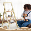 Foldable Step Stool - Lightweight & Safe for Home or Office