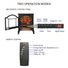 CozyGlow Infrared Fireplace with Remote