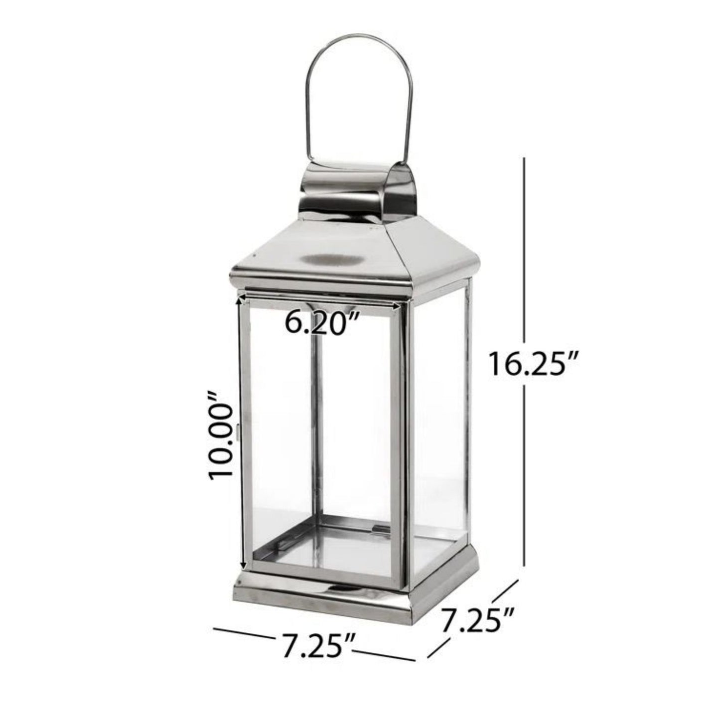 Shimmering Steel Lantern