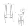 Chic Bar Set with Cozy Stools