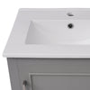 Chic Space-Saver Bathroom Vanity with Sleek Basin