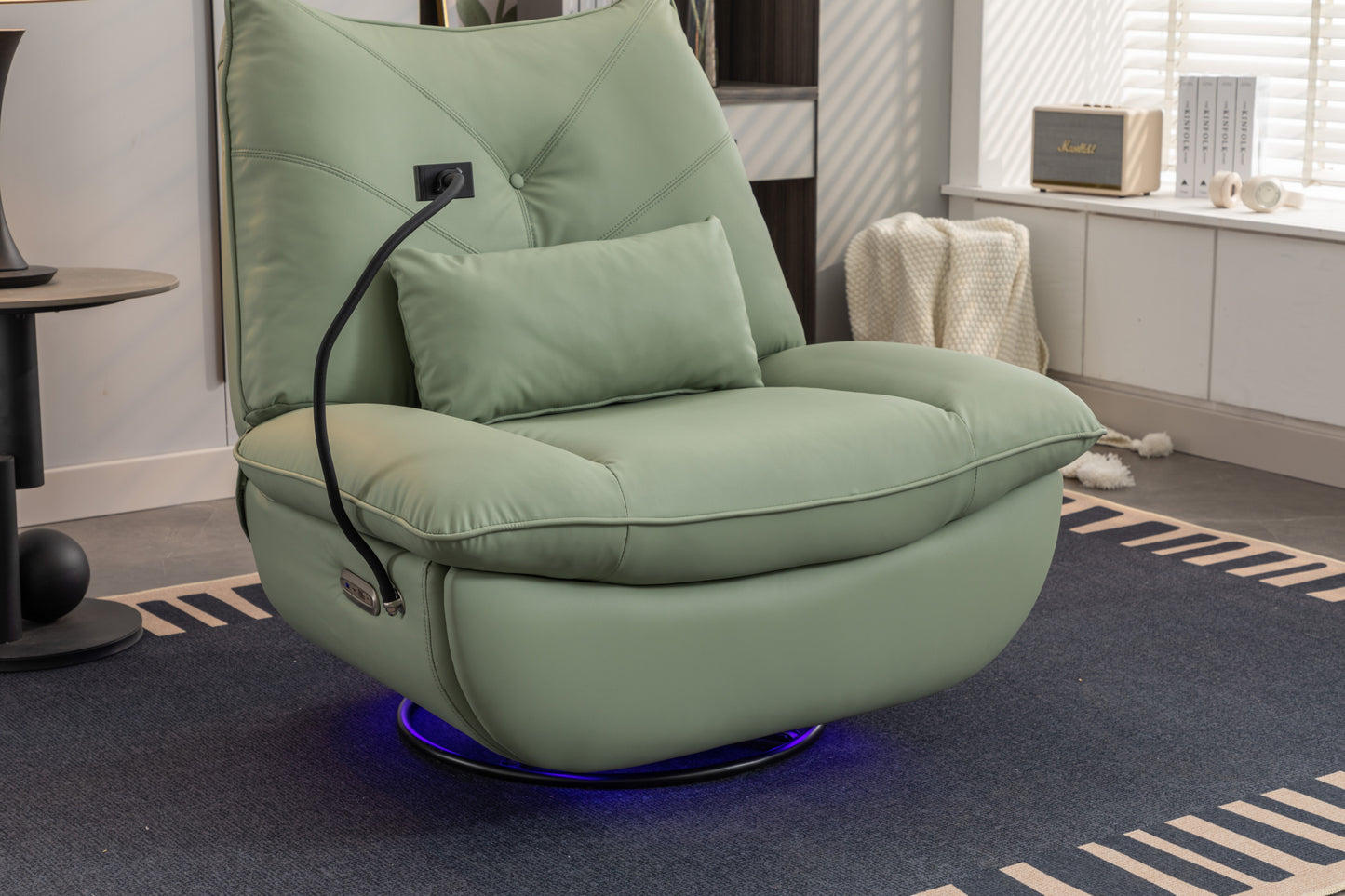 Cozy Power Recliner with USB & Ambient Light