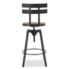 Stylish Metal and Wood Chair