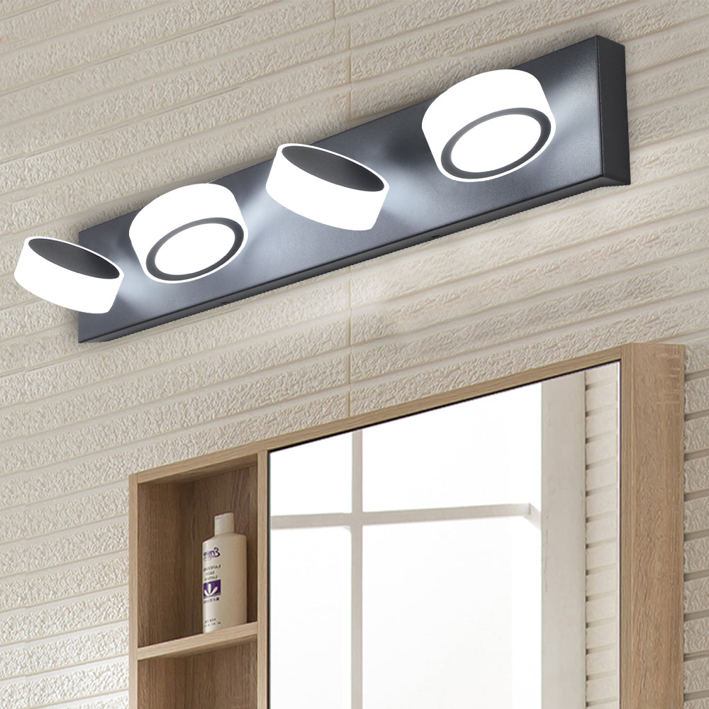 Sleek Black LED Vanity Lights for a Modern Bath