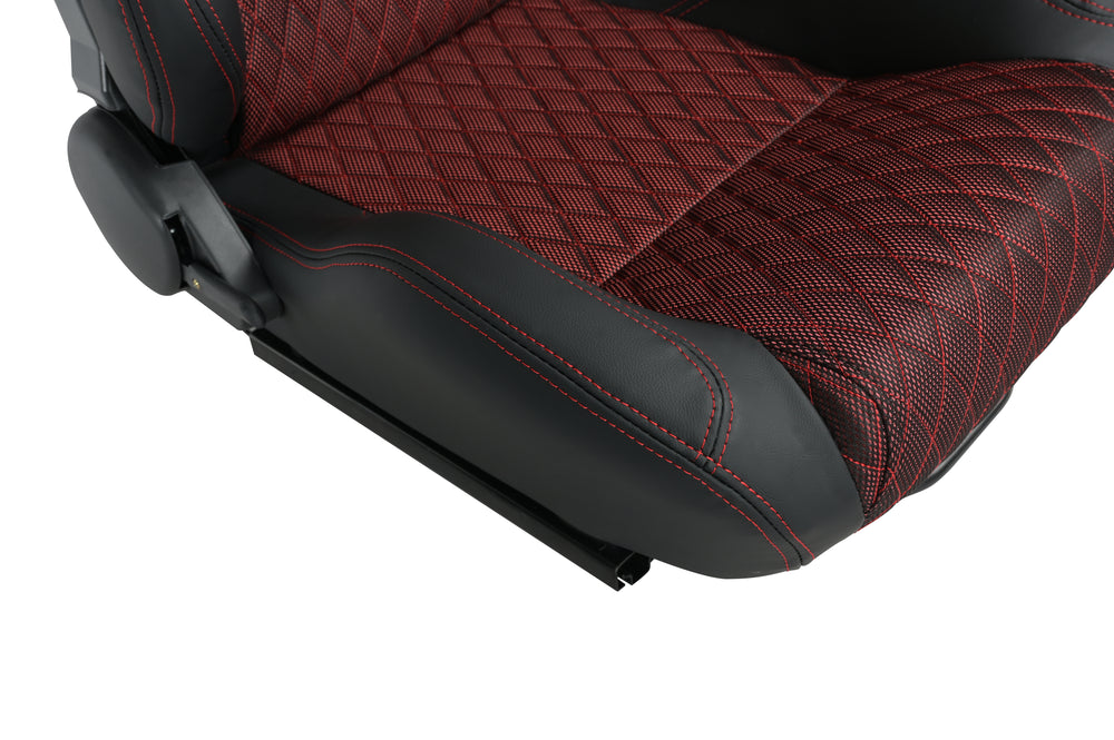 Ultimate Racing Seat Duo – Premium PVC & Suede Comfort