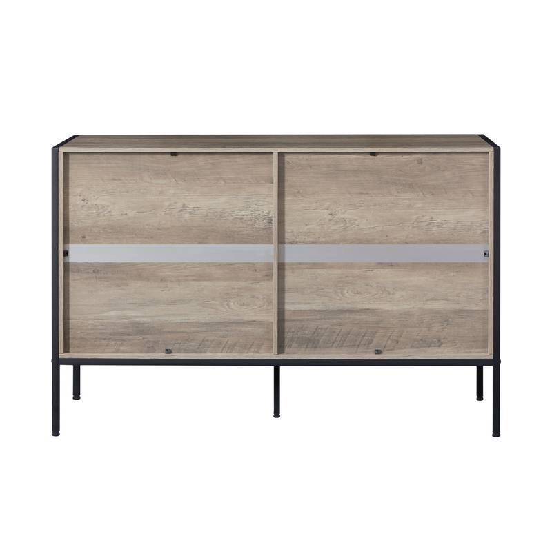 Rustic Grey Six-Drawer Dresser