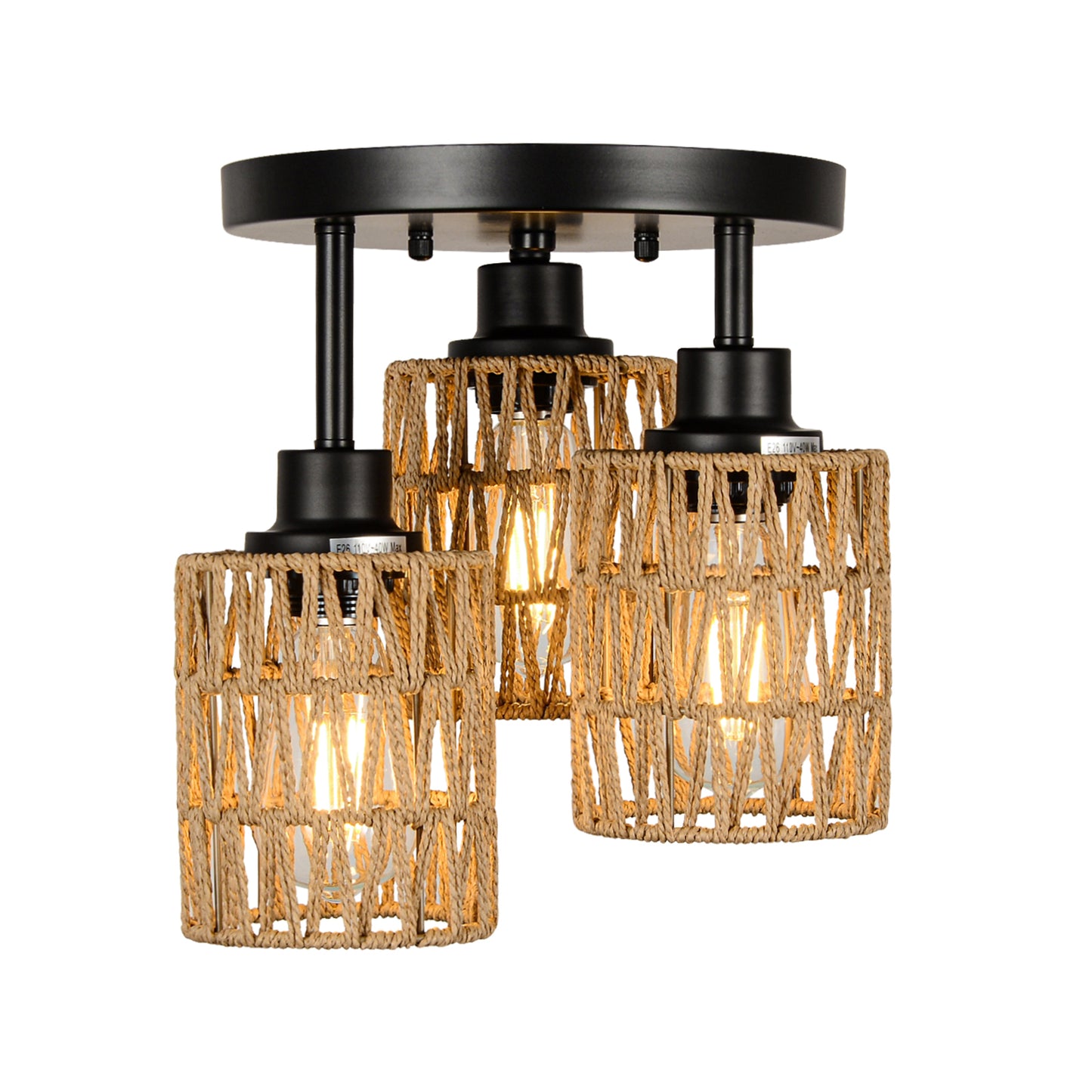 Boho Chic Flush Mount Light