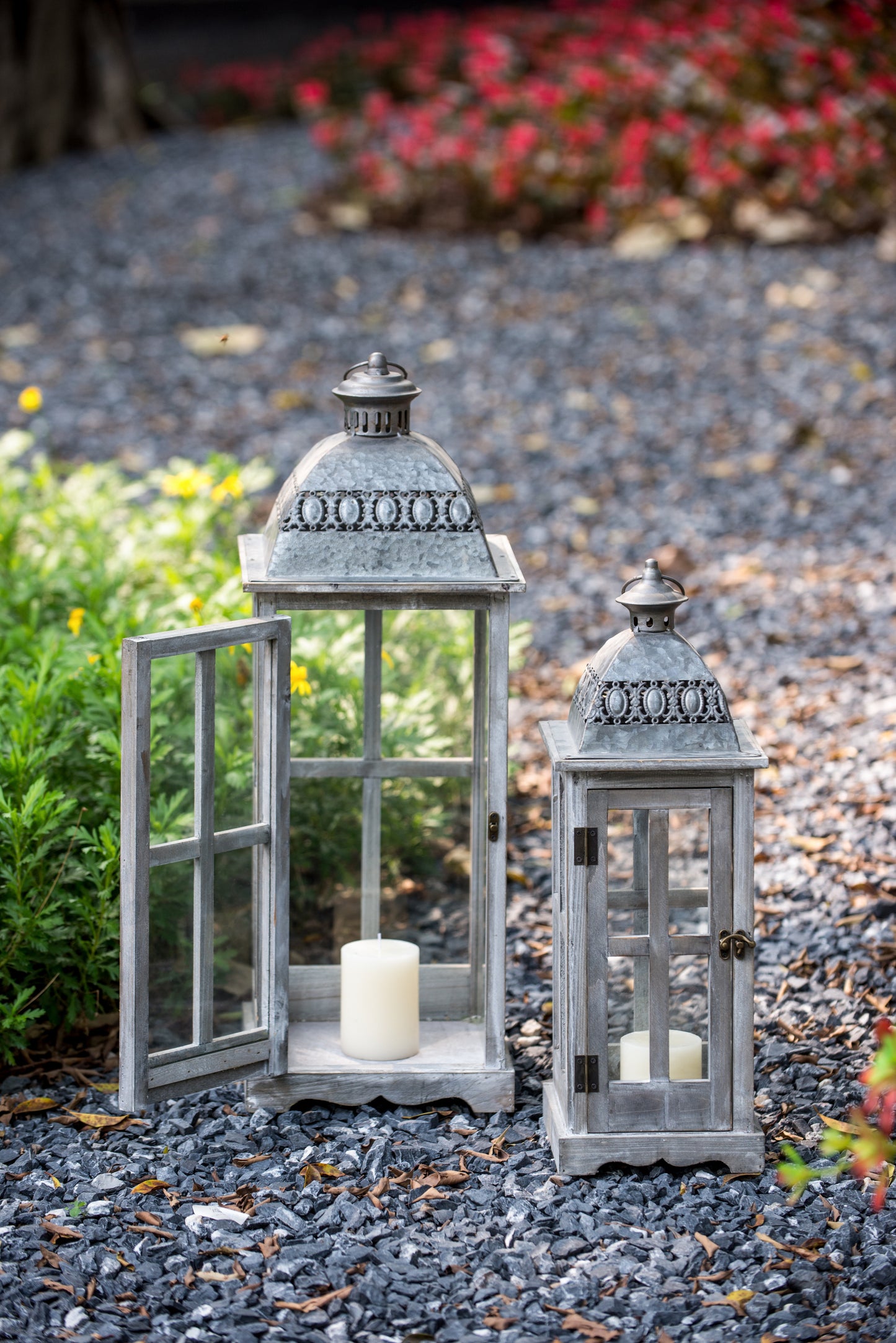 Charming Wooden Lantern for Home & Garden Decor