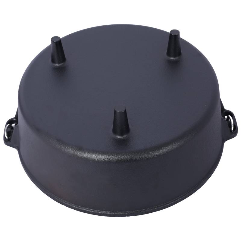 Campfire Cast Iron Dutch Oven with Skillet Lid