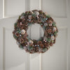 Cozy Pine Cone Wreath