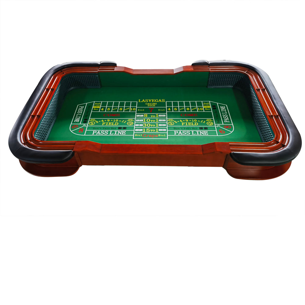 Green Classic Craps & Poker Table Game