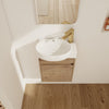 Compact Soft Close Bathroom Vanity with Sink