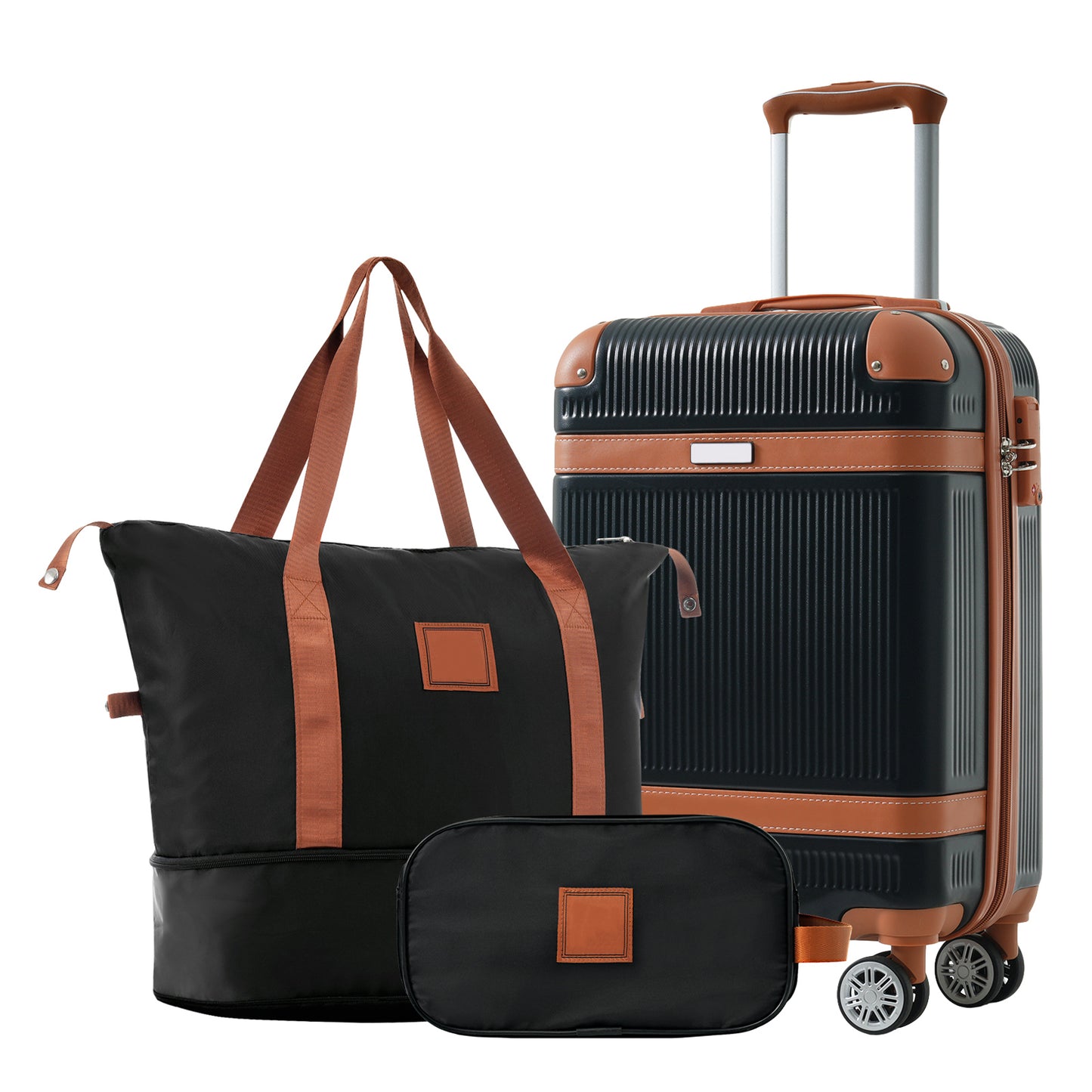 Travel Buddy Hardshell Luggage Set - Stylish & Secure Spinner Suitcases