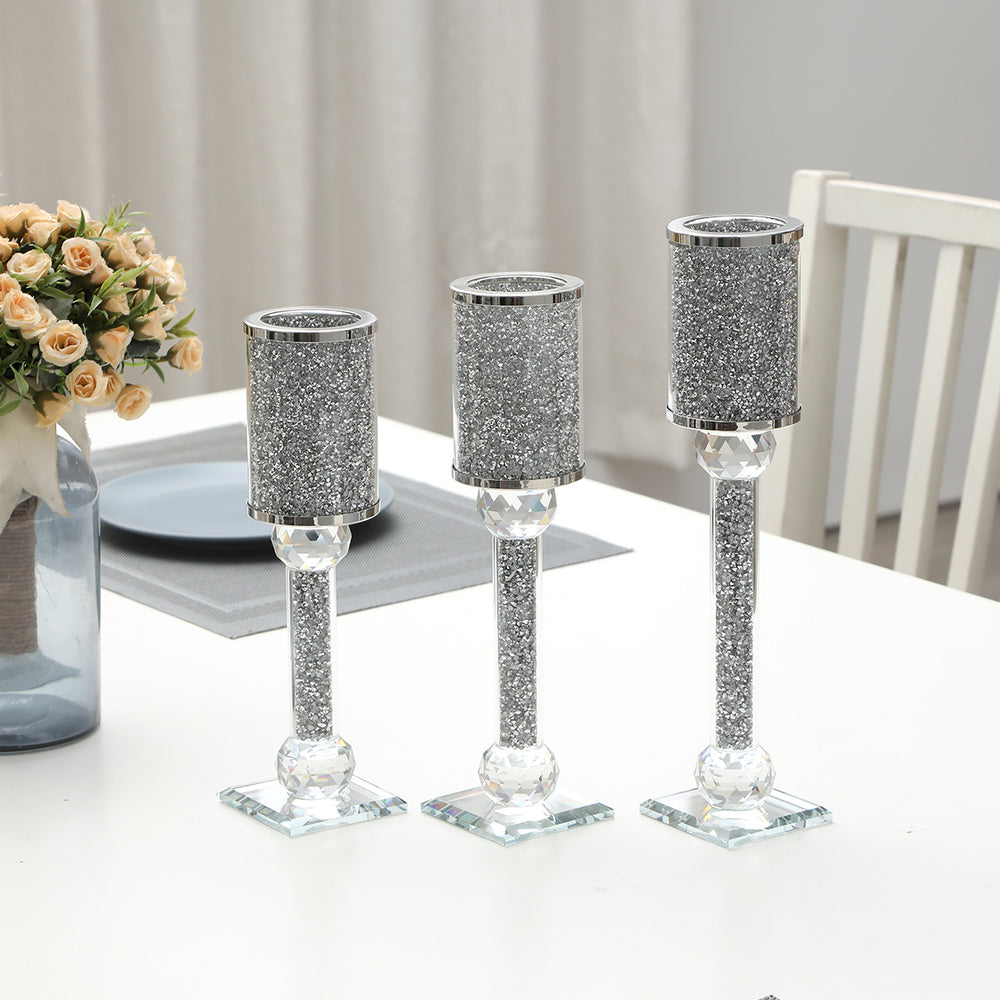 Ambrose Elegant Candle Holder Trio