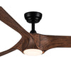 Chic Wood Grain LED Ceiling Fan