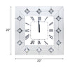 Glam Hessa Mirrored Wall Clock