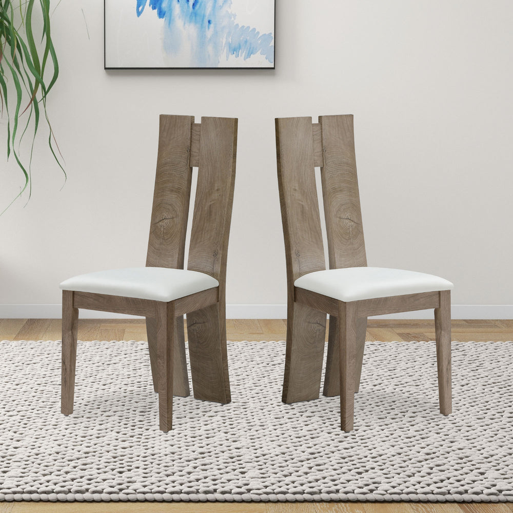 Sleek Comfort Dining Chairs - Set of Two