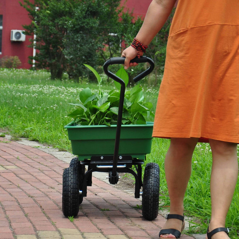 Green Glide Garden Dump Truck