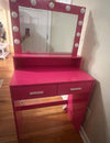 Glam Glow Vanity Desk with Adjustable Lights
