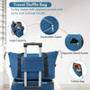 Blue Hardshell Travel Trio: Carry-on Suitcases with Wheels & TSA Lock