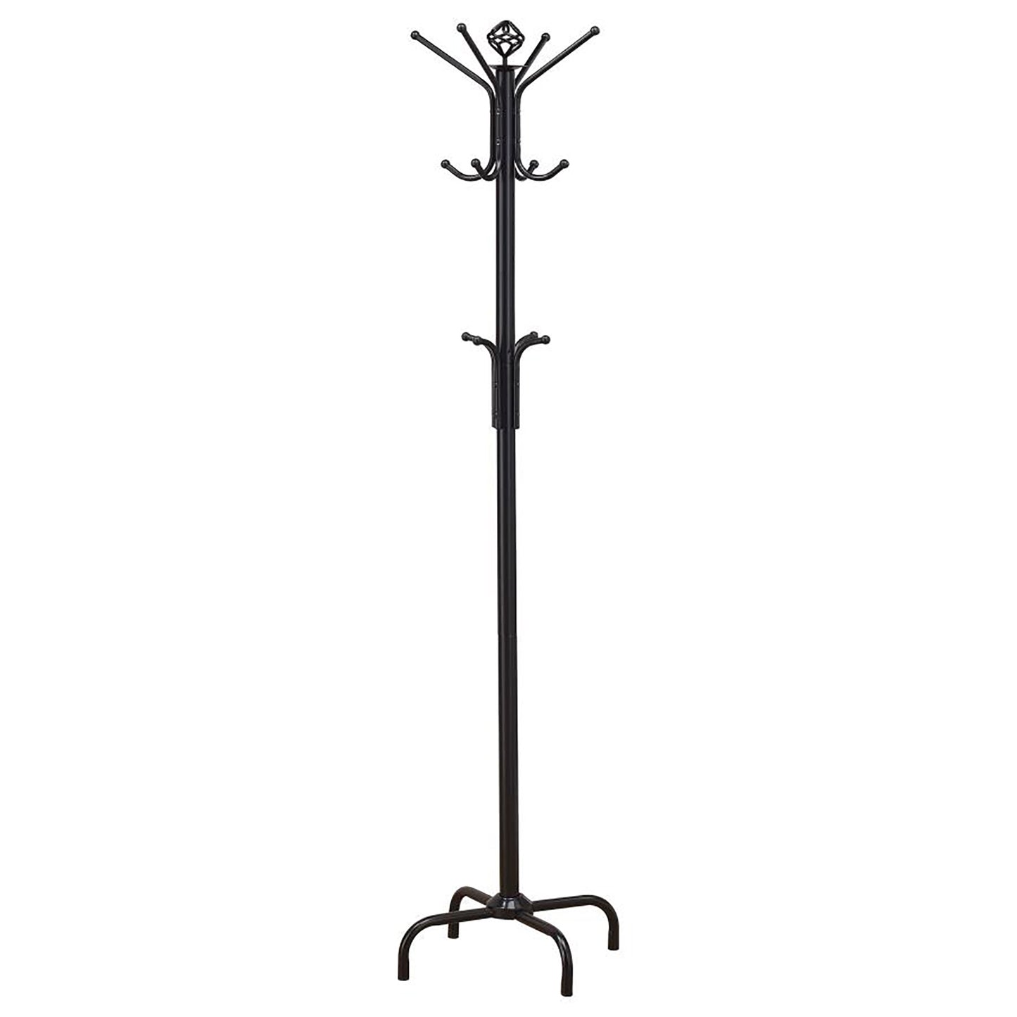 Sleek Black Coat Stand