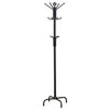 Sleek Black Coat Stand