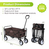 Versatile Garden Wagon with Swivel Wheels