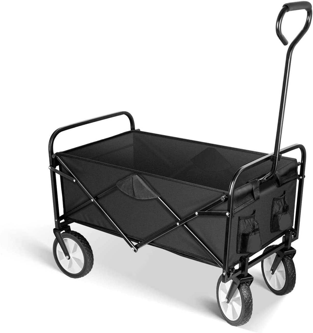 Ultimate Folding Hand Cart with Canopy – Ideal for Shopping, Picnics & Camping!