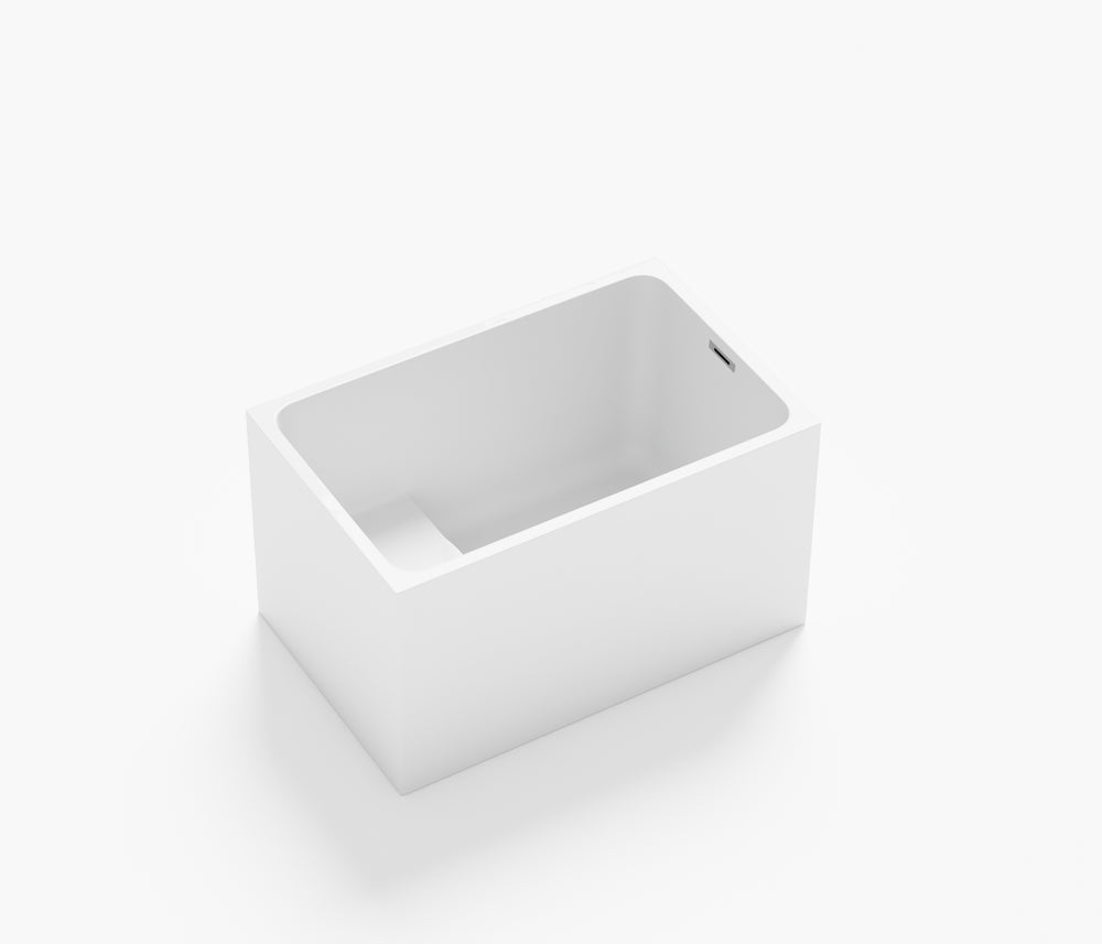 Stylish Freestanding Acrylic Tub with Seat