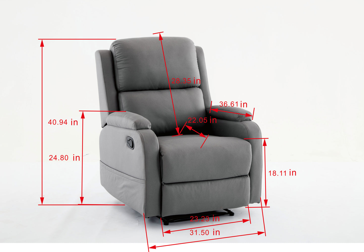 Cozy Comfort Recliner - Modern Adjustable Sofa Chair