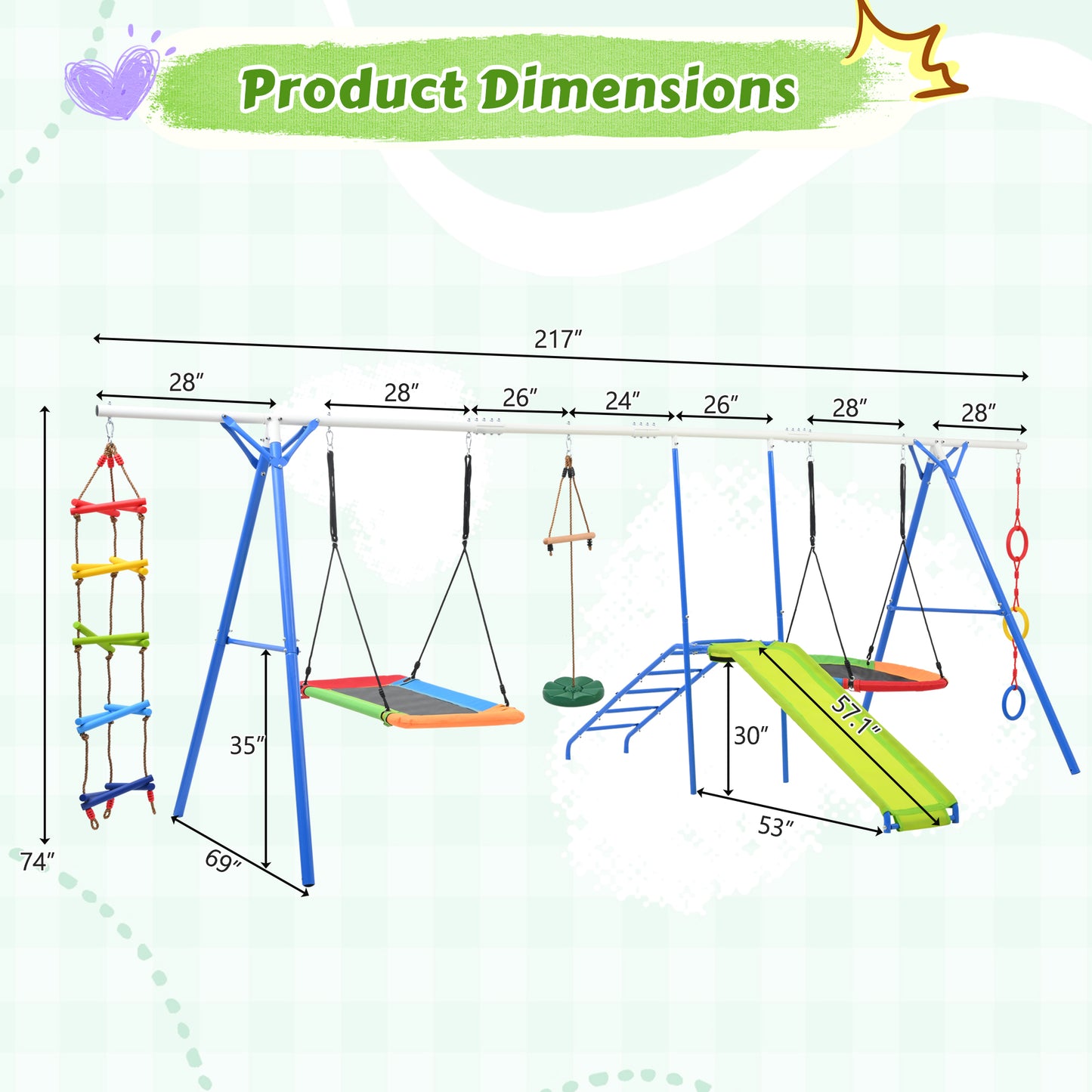 Ultimate Adventure Swing Set for Kids