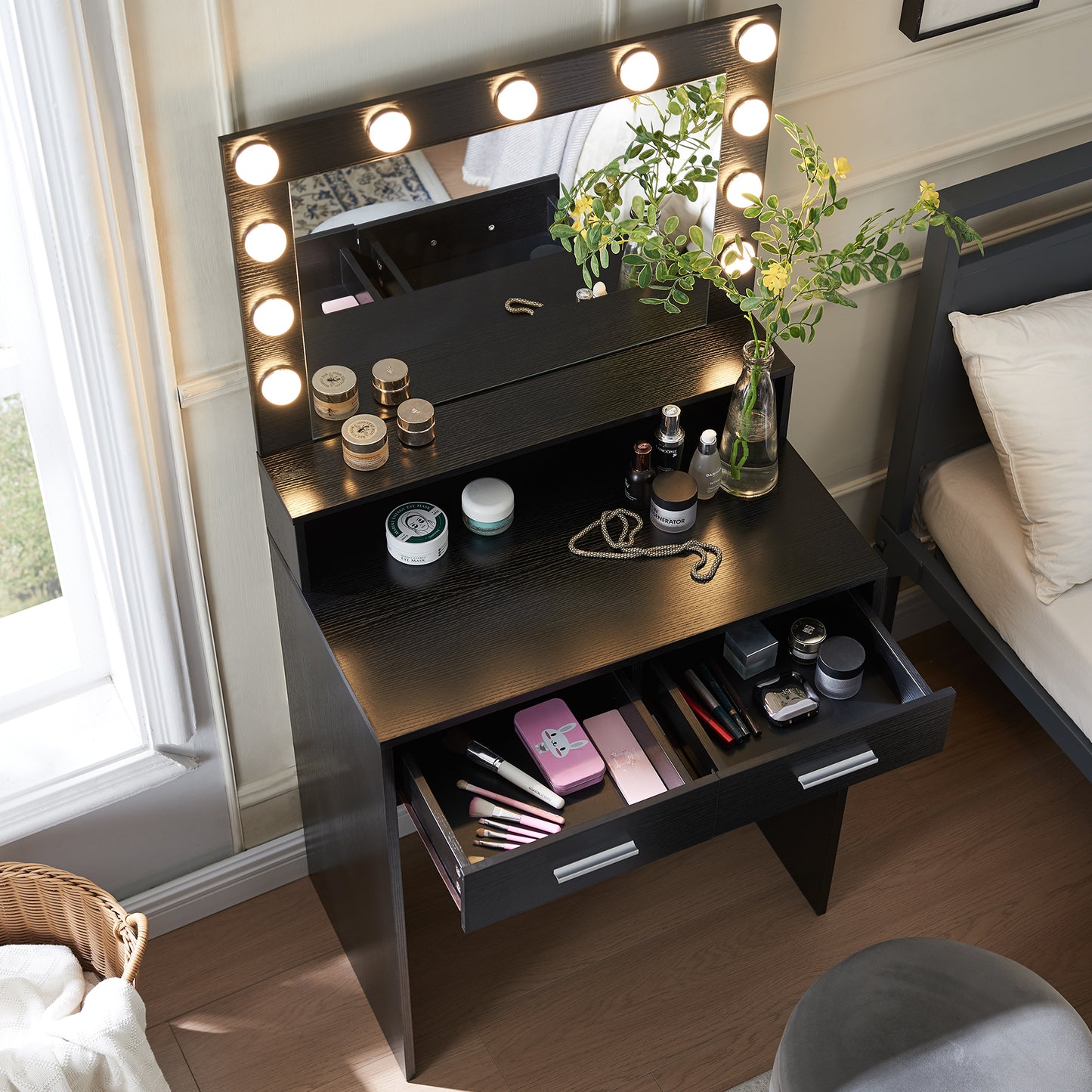 Glamour Glow Vanity Desk