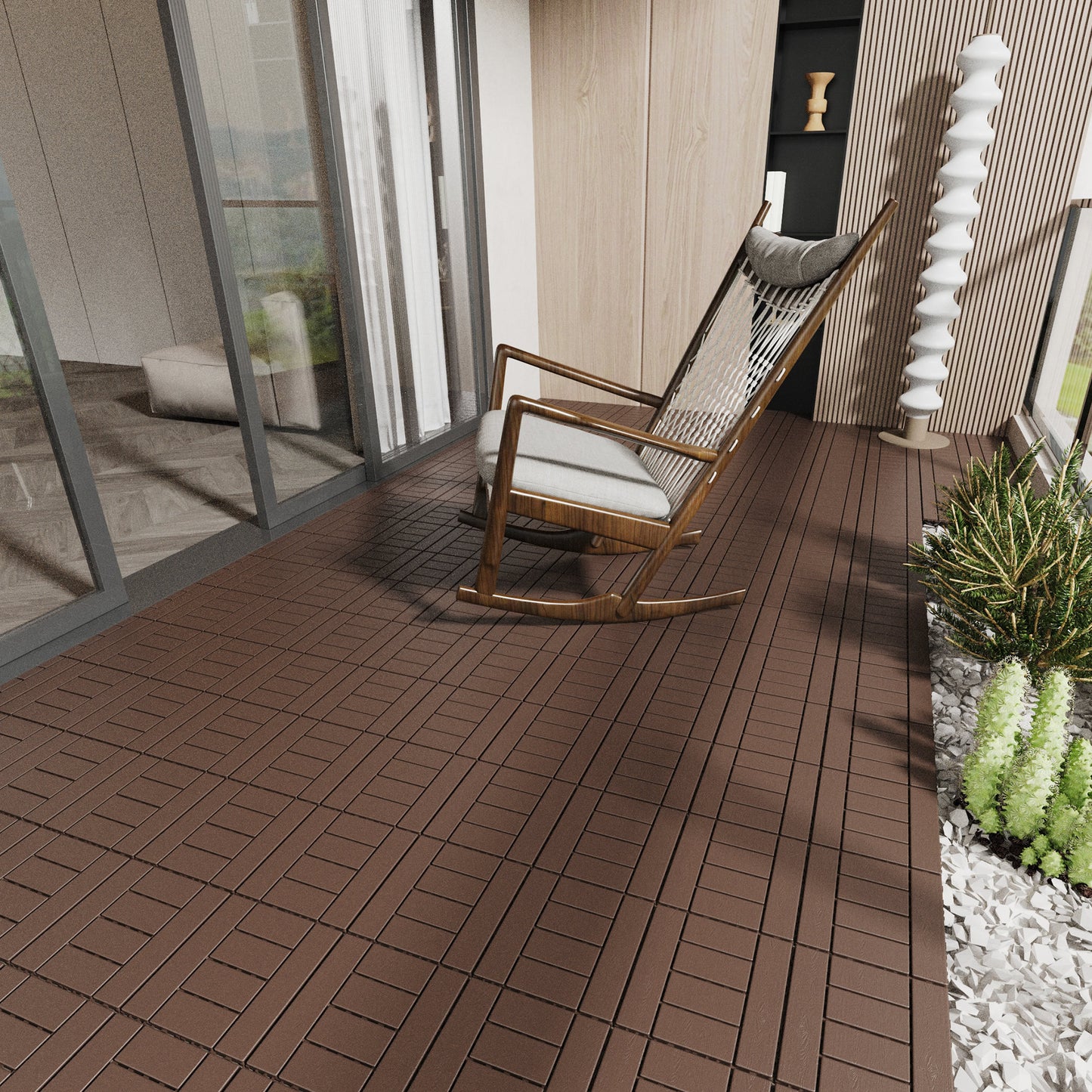 Easy Deck Tiles - Quick Interlocking Patio Flooring for Any Space