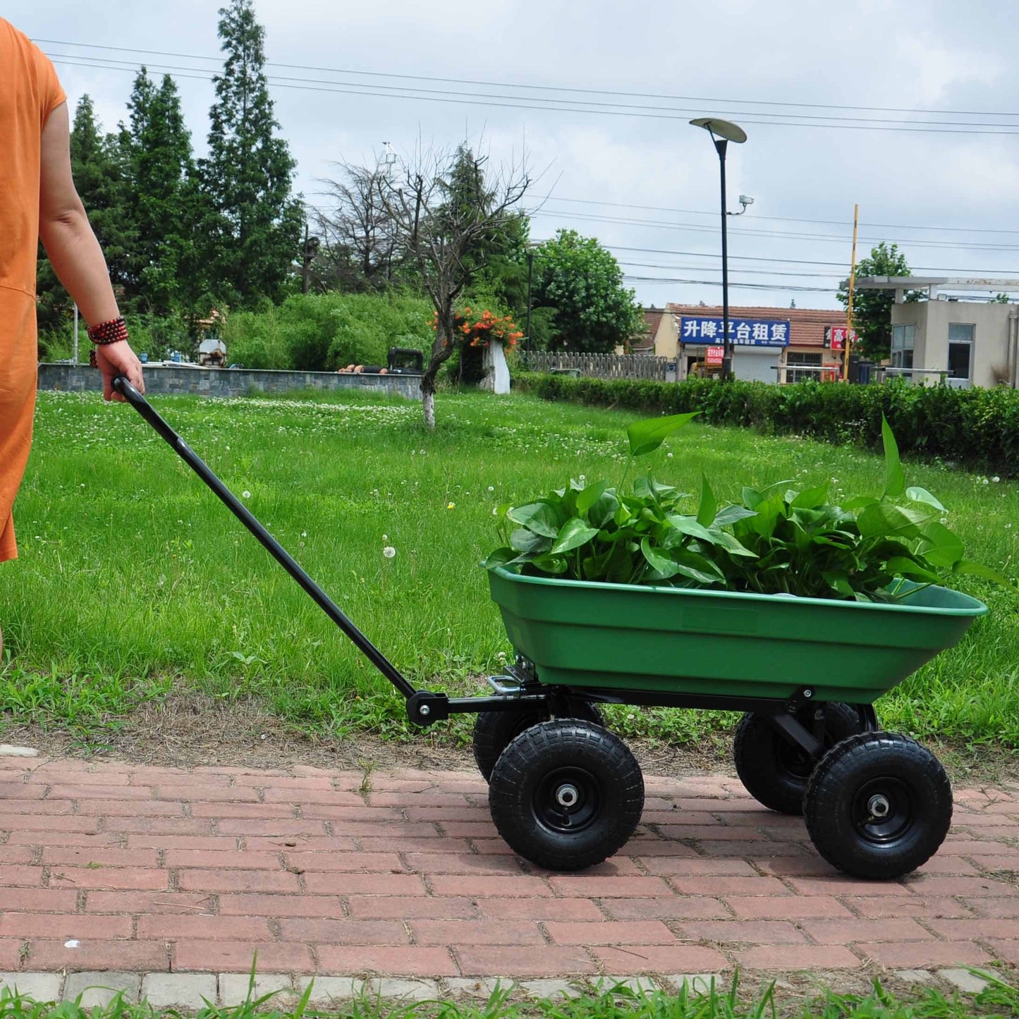 Green Glide Garden Dump Truck