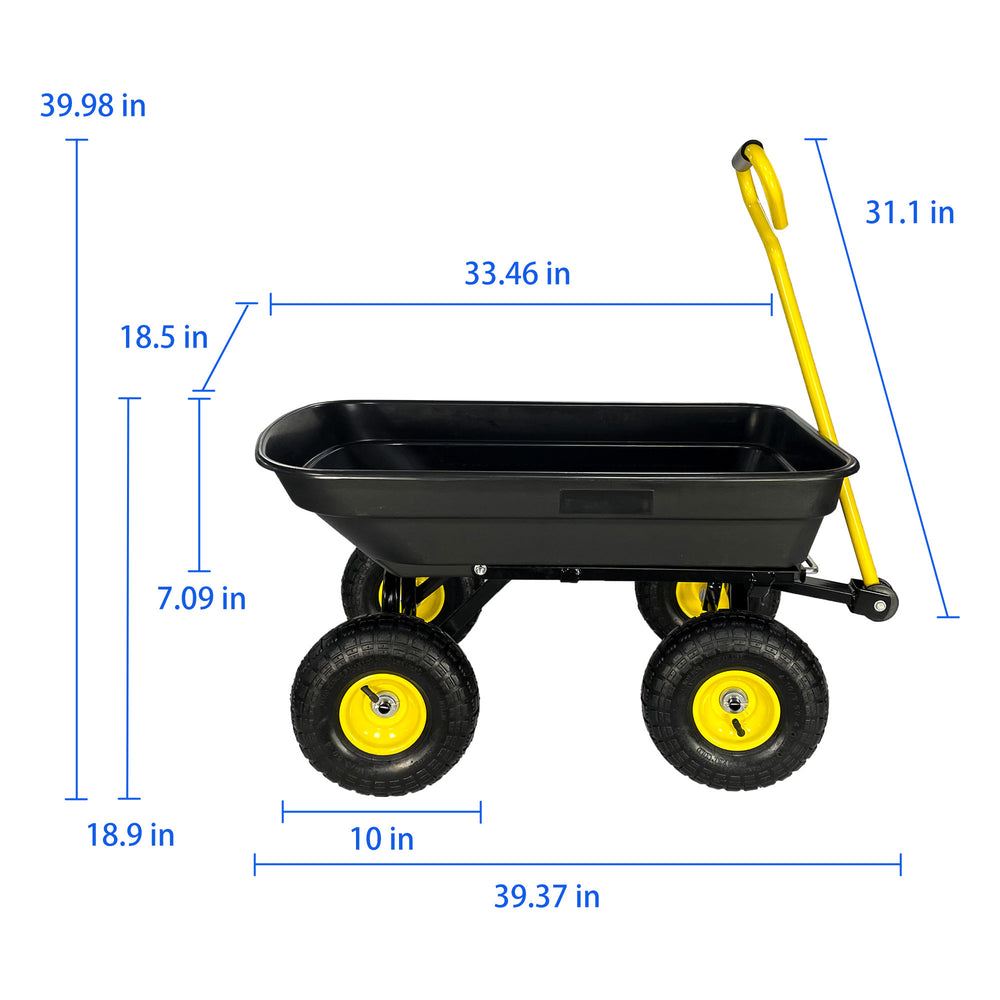 Heavy-Duty Garden Wagon