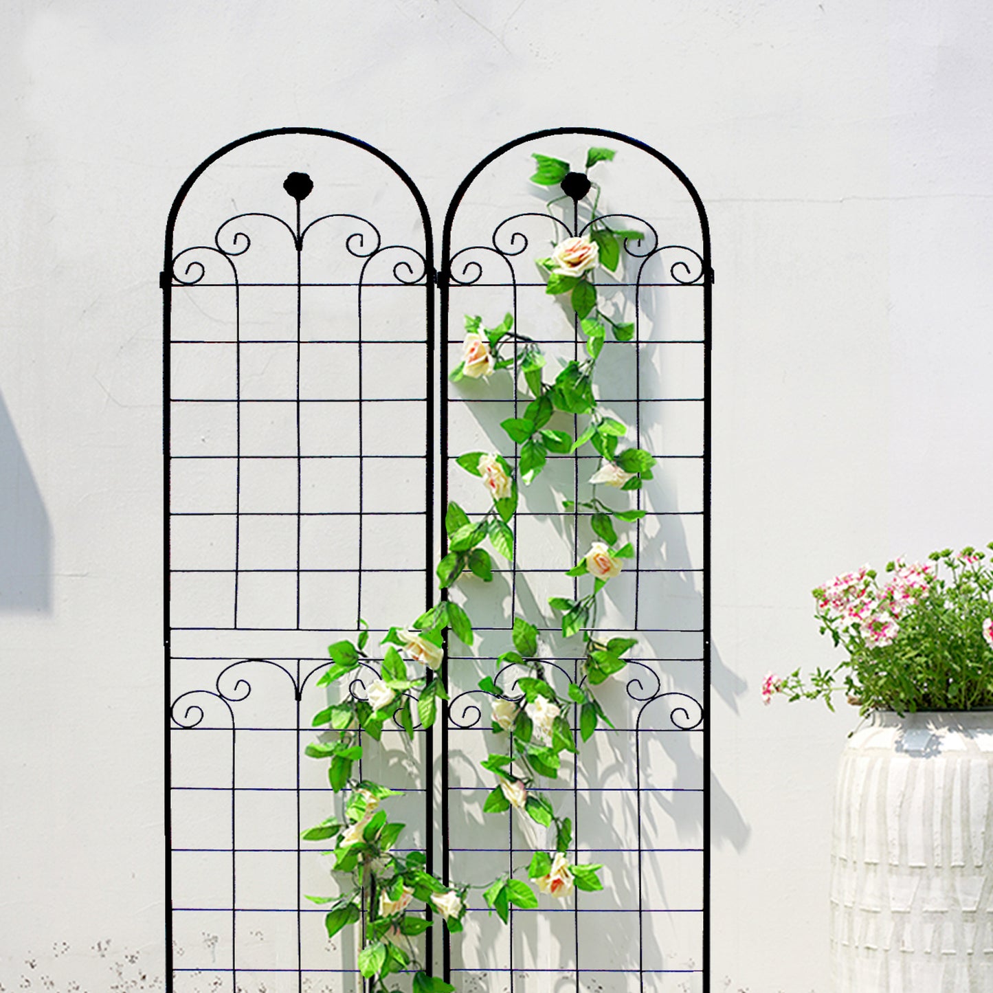 Stylish Rustproof Garden Trellis for Climbing Plants