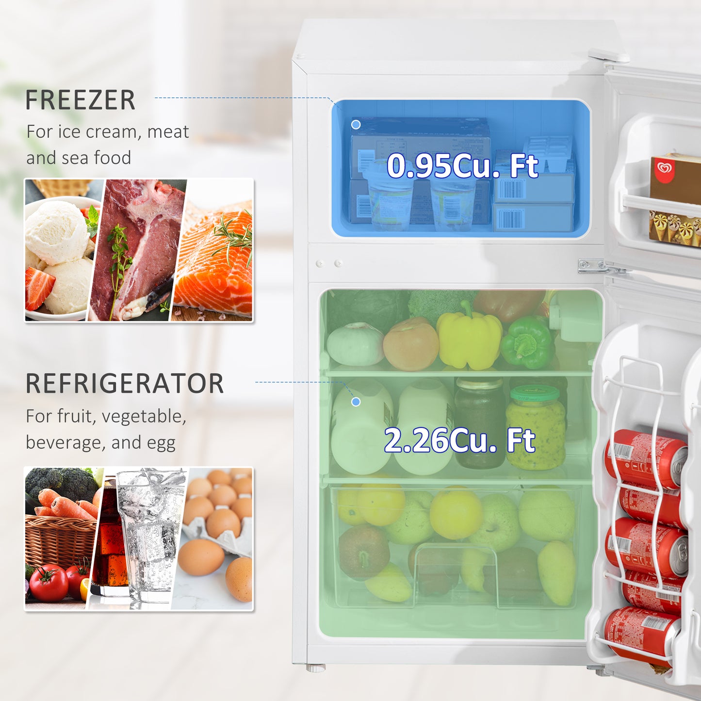 ChillMate Mini Fridge & Freezer