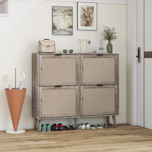 Chic Entryway Shoe Cabinet