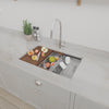 Sleek Stainless Steel Undermount Kitchen Sink