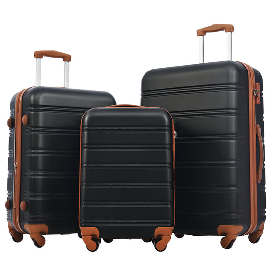 Travel Ready Spinner Luggage Set with TSA Lock