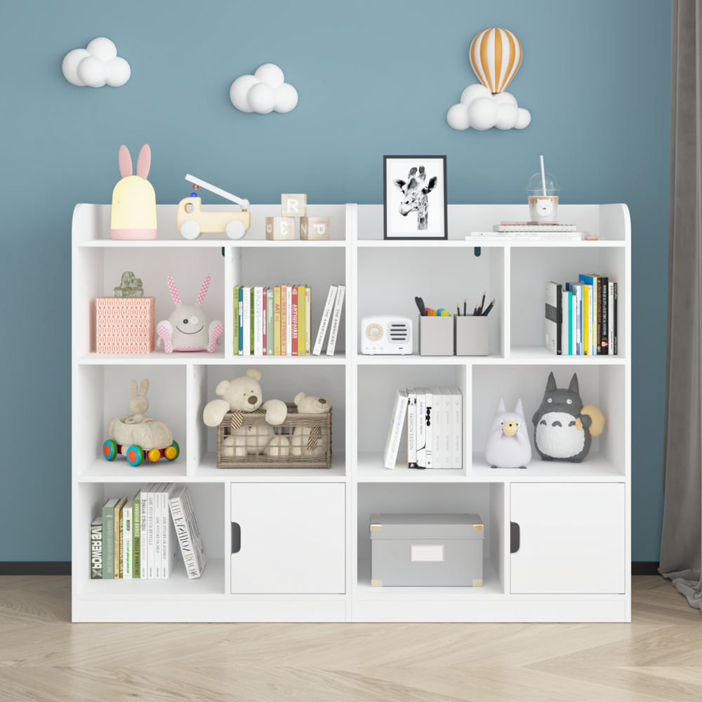 Charming Kids Bookcase with Cubes