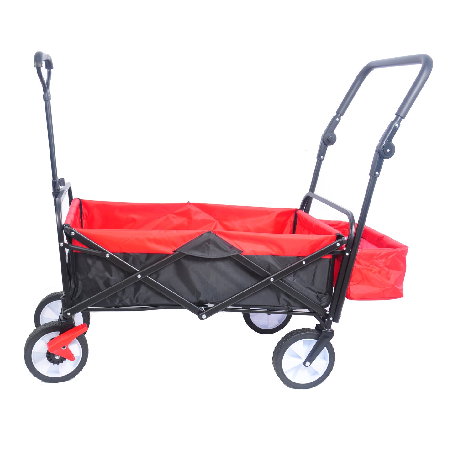 Adventure Wagon - Versatile Collapsible Cart with Drink Holder and Adjustable Handles