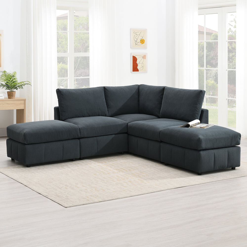 Versatile Modern Sectional Sofa Set