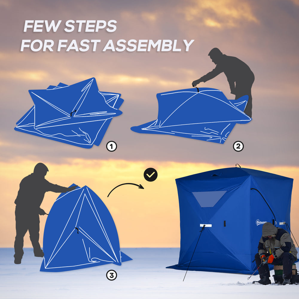 Cozy Ice Fishing Pop-Up Tent for Friends