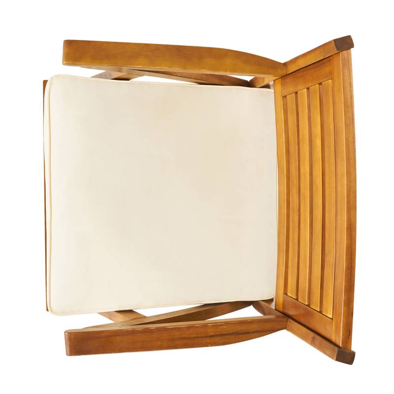 Charming Outdoor Wood Dining Chairs (Set of Two)