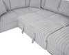 Cozy USB Sofa Bed: Plush U-Shaped Sectional with Storage and Comfort