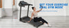 Foldable Fitness Treadmill with Speakers & Adjustable Incline