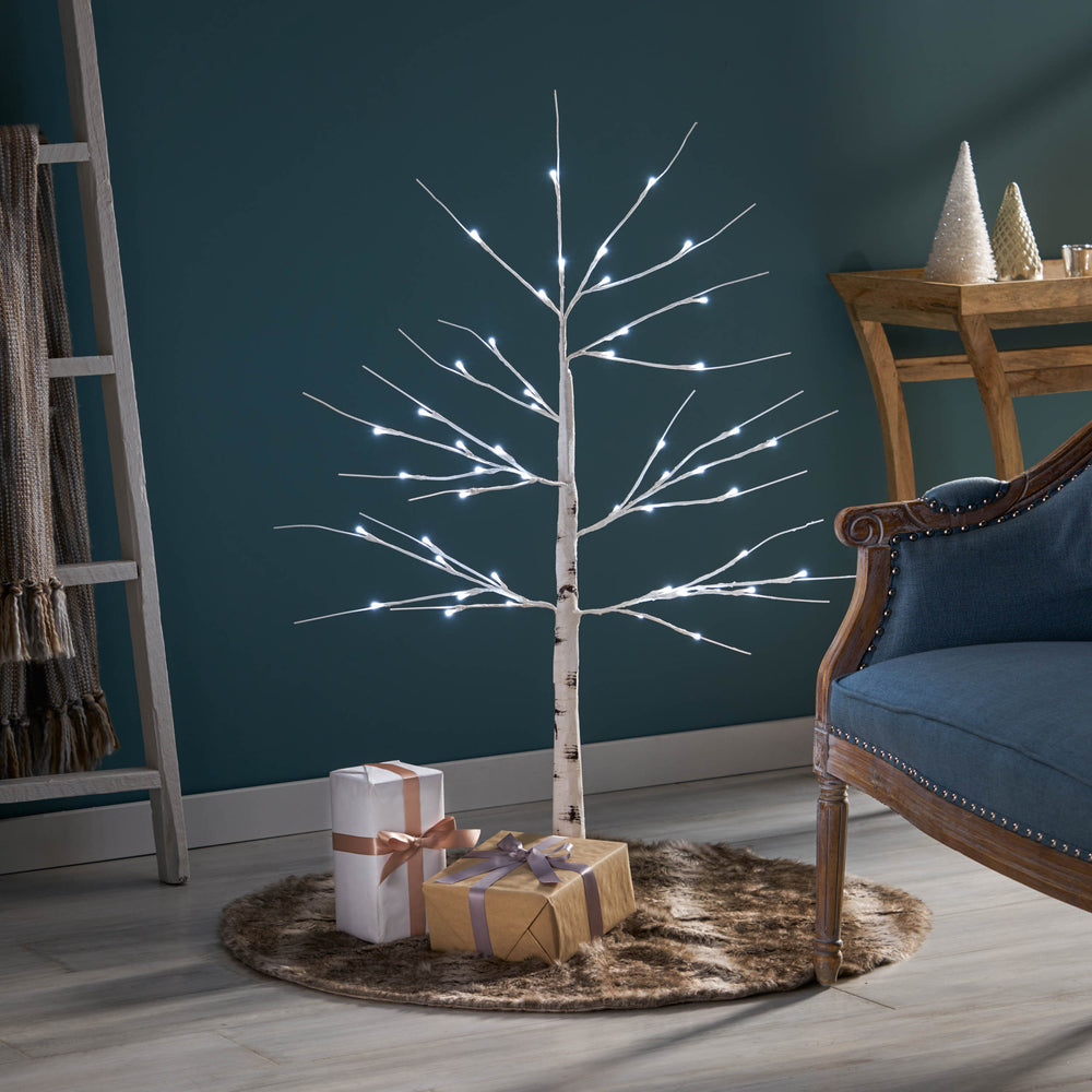 Whimsical White Birch Light Tree