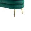 Chic Green Mini Loveseat