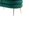 Chic Green Mini Loveseat